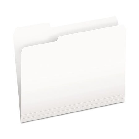 Tops Business Forms Pendaflex, COLORED FILE FOLDERS, 1/3-CUT TABS, LETTER SIZE, WHITE, 100PK 15213WHI